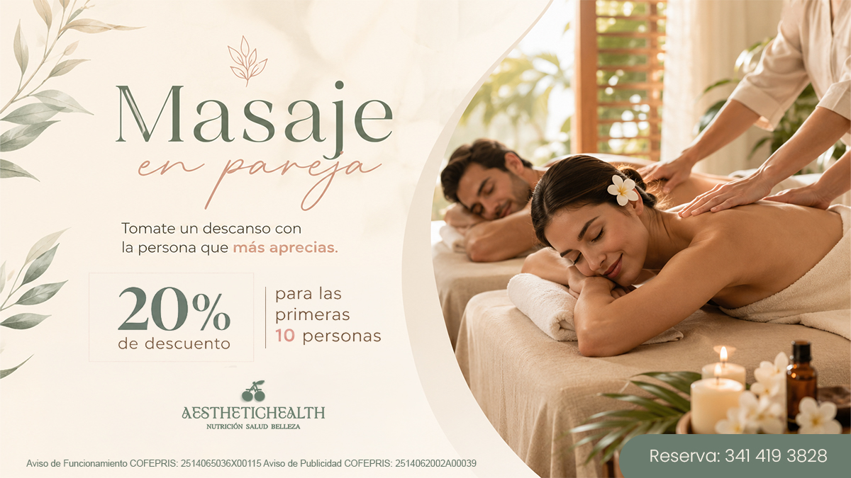 MASAJE RELAJANTE EN PAREJA